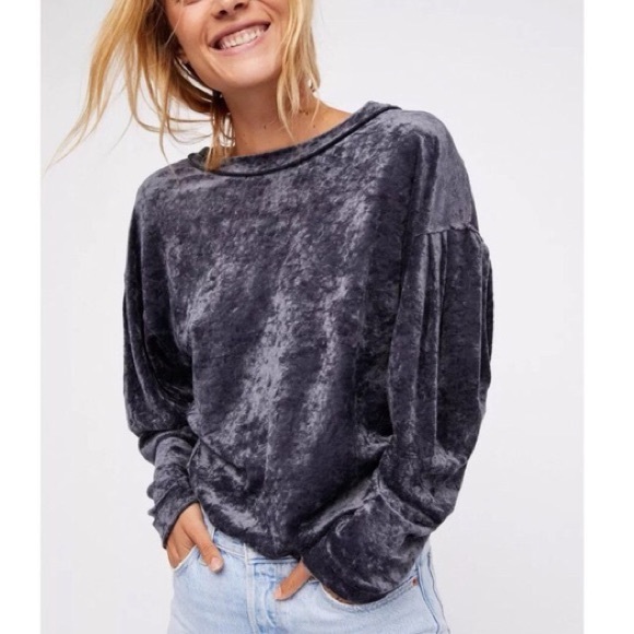 Free People Sweaters - 💙FREE PEOPLE CRUSHED SWEATER